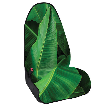 Green Tropical Banana Palm Leaf Print Waterproof Car Seat Cover