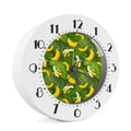 Green Tropical Banana Pattern Print Alarm Clock