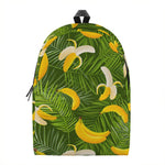 Green Tropical Banana Pattern Print Backpack