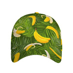 Green Tropical Banana Pattern Print Baseball Cap