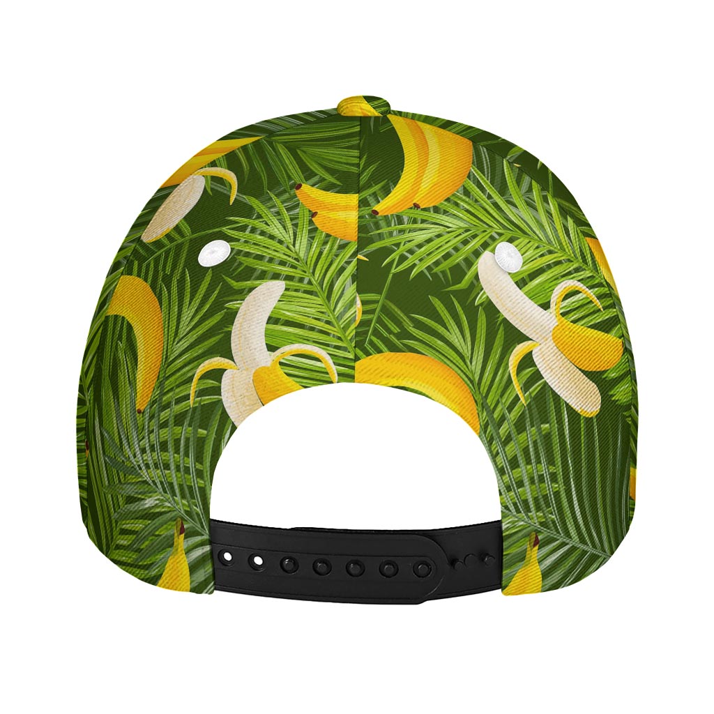 Green Tropical Banana Pattern Print Baseball Cap