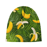Green Tropical Banana Pattern Print Beanie