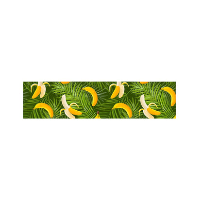 Green Tropical Banana Pattern Print Bed Runner