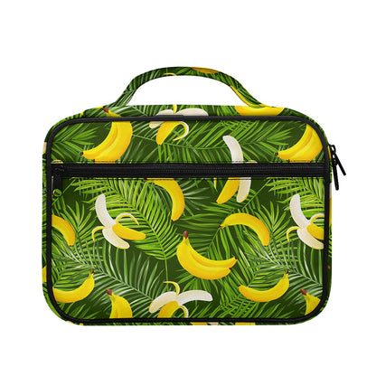 Green Tropical Banana Pattern Print Briefcase Bible Bag