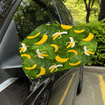 Green Tropical Banana Pattern Print Car Side Mirror Covers