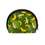 Green Tropical Banana Pattern Print Coin Purse