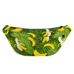Green Tropical Banana Pattern Print Fanny Pack