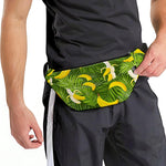 Green Tropical Banana Pattern Print Fanny Pack