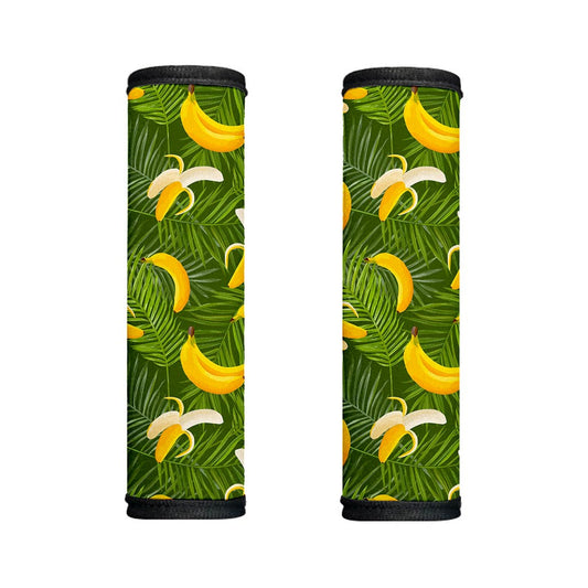 Green Tropical Banana Pattern Print Handle Covers