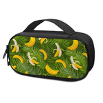 Green Tropical Banana Pattern Print Insulin Cooler Travel Case
