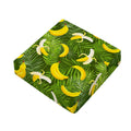 Green Tropical Banana Pattern Print Outdoor Seat Cushion Cover