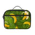 Green Tropical Banana Pattern Print Portable Lunch Bag