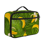 Green Tropical Banana Pattern Print Portable Lunch Bag