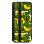 Green Tropical Banana Pattern Print Refrigerator Handle Covers