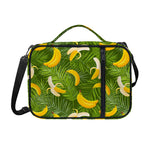 Green Tropical Banana Pattern Print Shoulder Strap Bible Bag