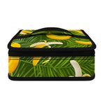 Green Tropical Banana Pattern Print Small Lunch Bag