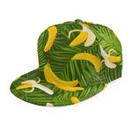 Green Tropical Banana Pattern Print Snapback Cap