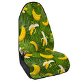 Green Tropical Banana Pattern Print Waterproof Car Seat Cover