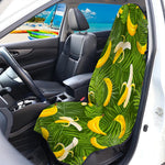 Green Tropical Banana Pattern Print Waterproof Car Seat Cover