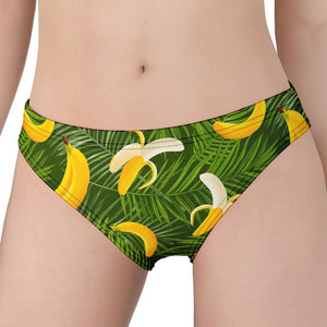 Green Tropical Banana Pattern Print Women's Panties