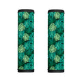 Green Tropical Monstera Pattern Print Handle Covers
