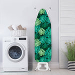 Green Tropical Monstera Pattern Print Ironing Board Cover