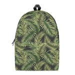 Green Tropical Palm Leaf Pattern Print Backpack