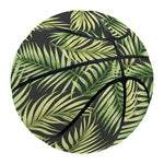 Green Tropical Palm Leaf Pattern Print Basketball