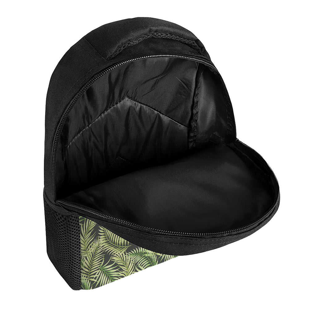 Green Tropical Palm Leaf Pattern Print Casual Backpack