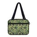 Green Tropical Palm Leaf Pattern Print Double Strap Bible Bag