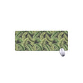 Green Tropical Palm Leaf Pattern Print Extended Mouse Pad