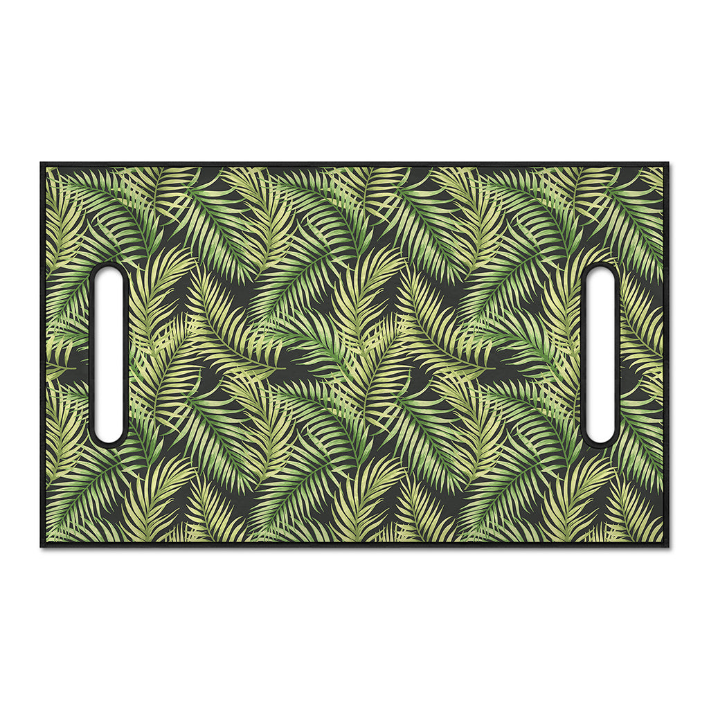 Green Tropical Palm Leaf Pattern Print Golf Cart Seat Cover