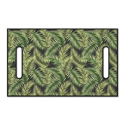 Green Tropical Palm Leaf Pattern Print Golf Cart Seat Cover