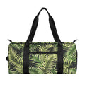 Green Tropical Palm Leaf Pattern Print Gym Bag