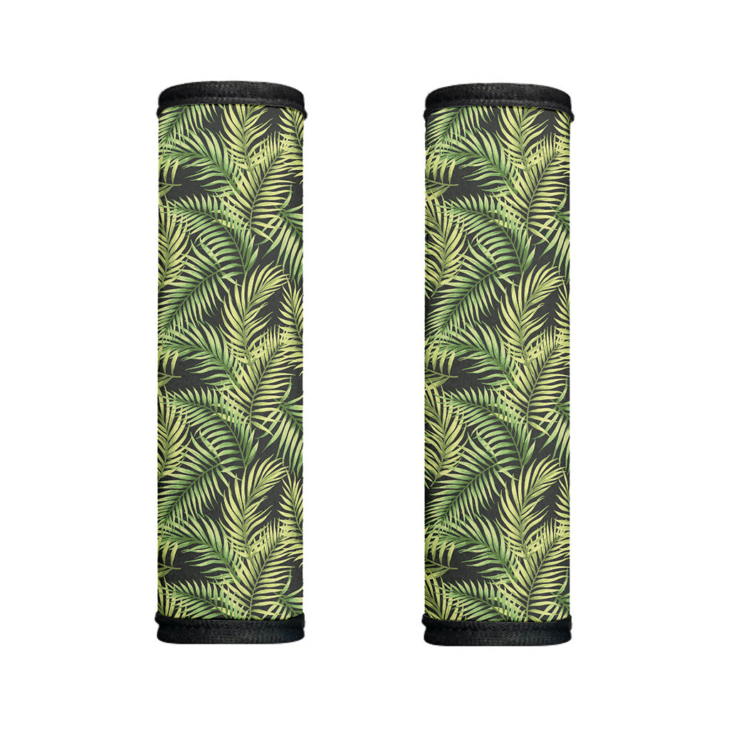 Green Tropical Palm Leaf Pattern Print Handle Covers