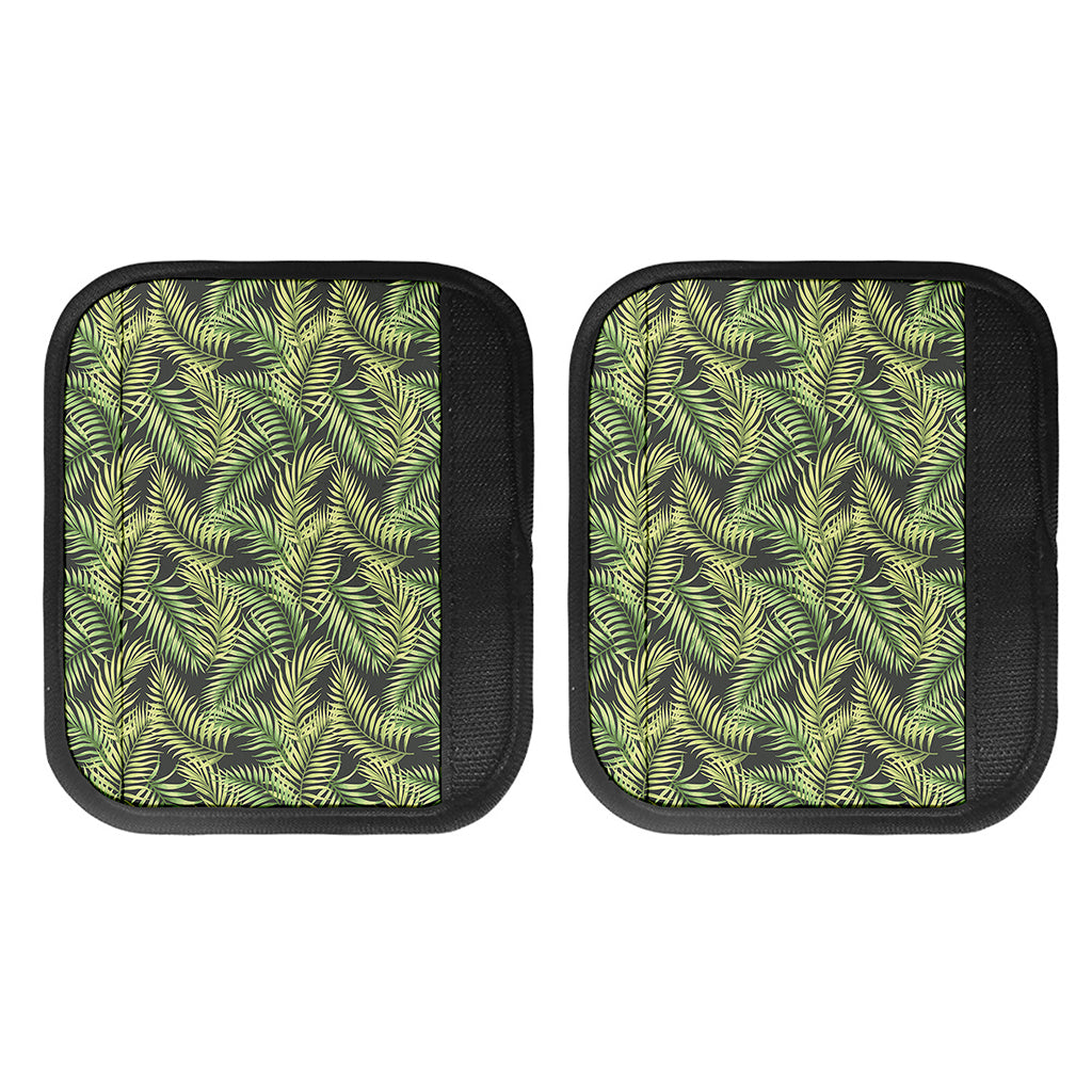 Green Tropical Palm Leaf Pattern Print Handle Covers