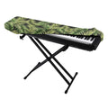 Green Tropical Palm Leaf Pattern Print Piano Keyboard Cover