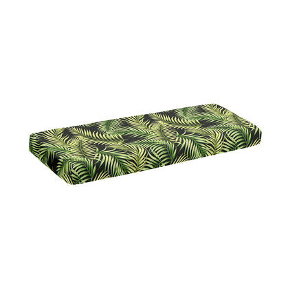 Green Tropical Palm Leaf Pattern Print Piano Keyboard Cover