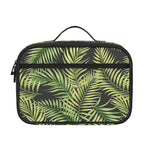 Green Tropical Palm Leaf Pattern Print Portable Lunch Bag