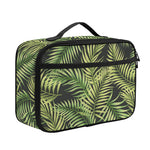Green Tropical Palm Leaf Pattern Print Portable Lunch Bag