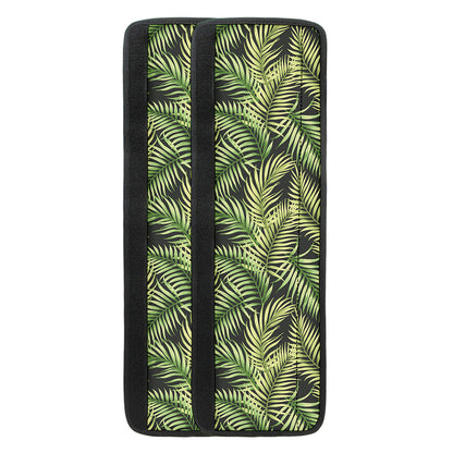 Green Tropical Palm Leaf Pattern Print Refrigerator Handle Covers