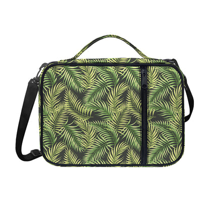 Green Tropical Palm Leaf Pattern Print Shoulder Strap Bible Bag
