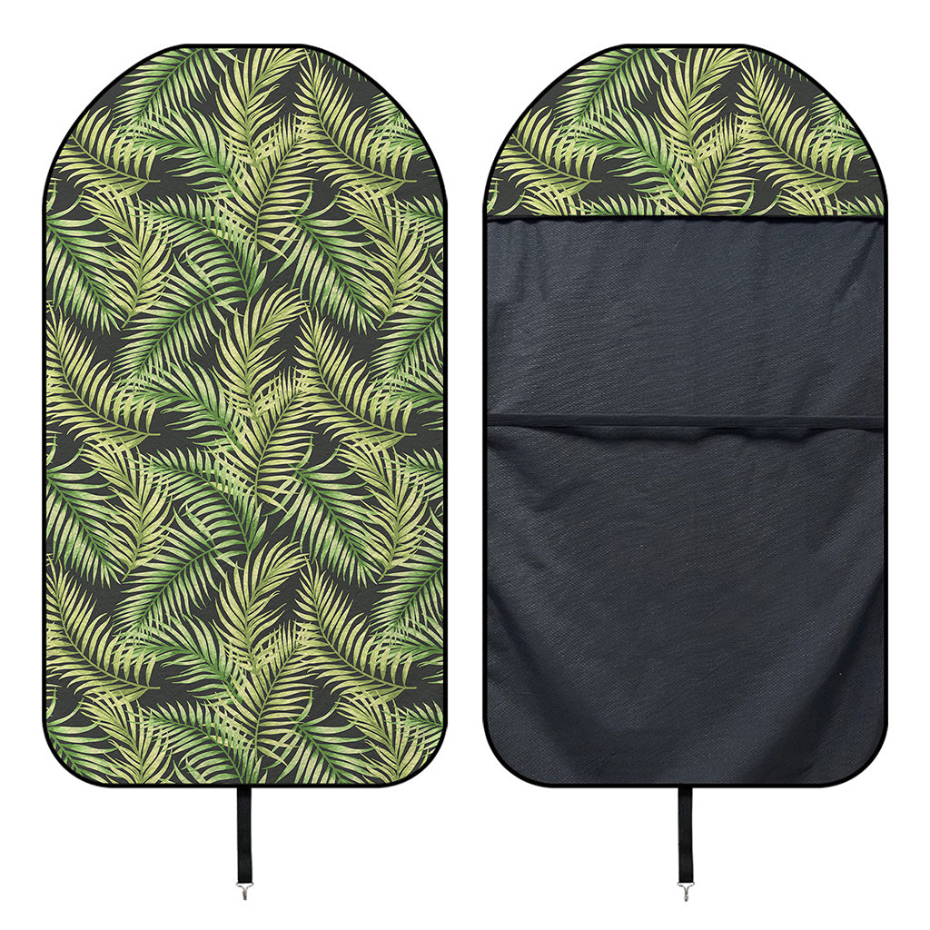 Green Tropical Palm Leaf Pattern Print Waterproof Car Seat Cover