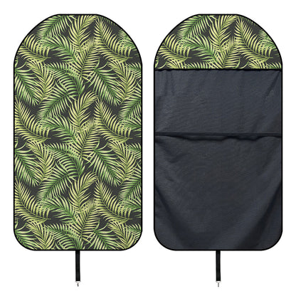 Green Tropical Palm Leaf Pattern Print Waterproof Car Seat Cover