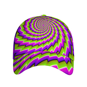 Green Twisted Moving Optical Illusion Baseball Cap