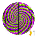 Green Twisted Moving Optical Illusion Basketball