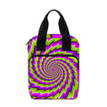 Green Twisted Moving Optical Illusion Bible Tote Bag