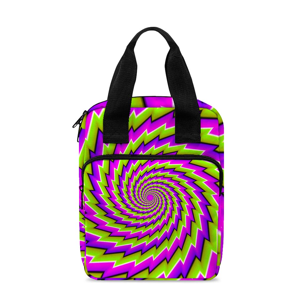 Green Twisted Moving Optical Illusion Bible Tote Bag