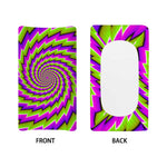 Green Twisted Moving Optical Illusion Changing Pad Cover
