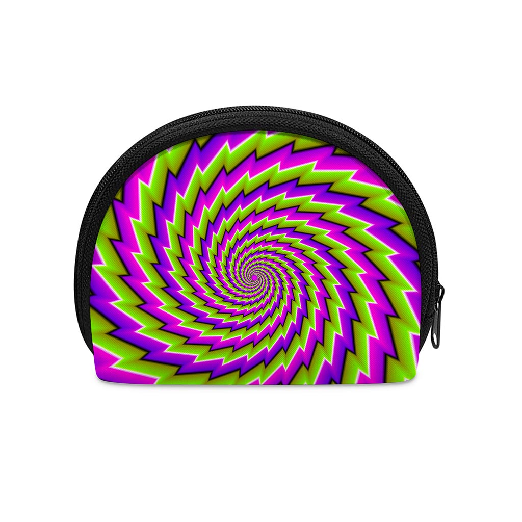 Green Twisted Moving Optical Illusion Coin Purse